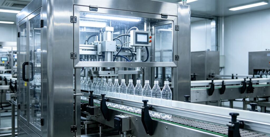 Empty Bottle Vision Inspection