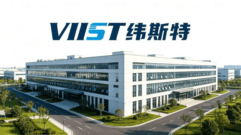 VST Technology factory floor with inspection machines